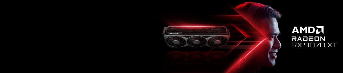 Jeder Spielzug zählt Die ultraschnelle AMD Radeon™ RX 9070 XT-Grafikkarte ist ab sofort bei PCSpecialist erhältlich und bietet alles, was du zum Spielen brauchst.