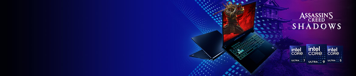 Für die nächste Ära des Gaming. Optimiere dein Notebook mit fortschrittlicher Leistung, verbesserter KI und einer CPU, die alle Erwartungen übertrifft.