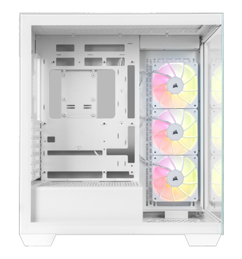 White Gaming PC Case