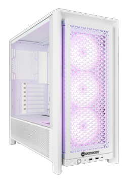 White Gaming PC Case