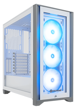 White Gaming PC Case