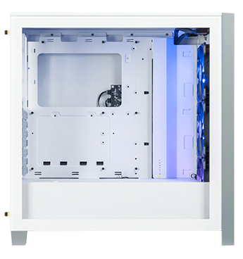 White Gaming PC Case
