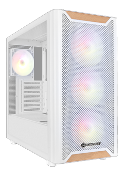 White Gaming PC Case