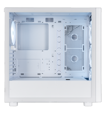 White Gaming PC Case