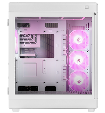 White Gaming PC Case